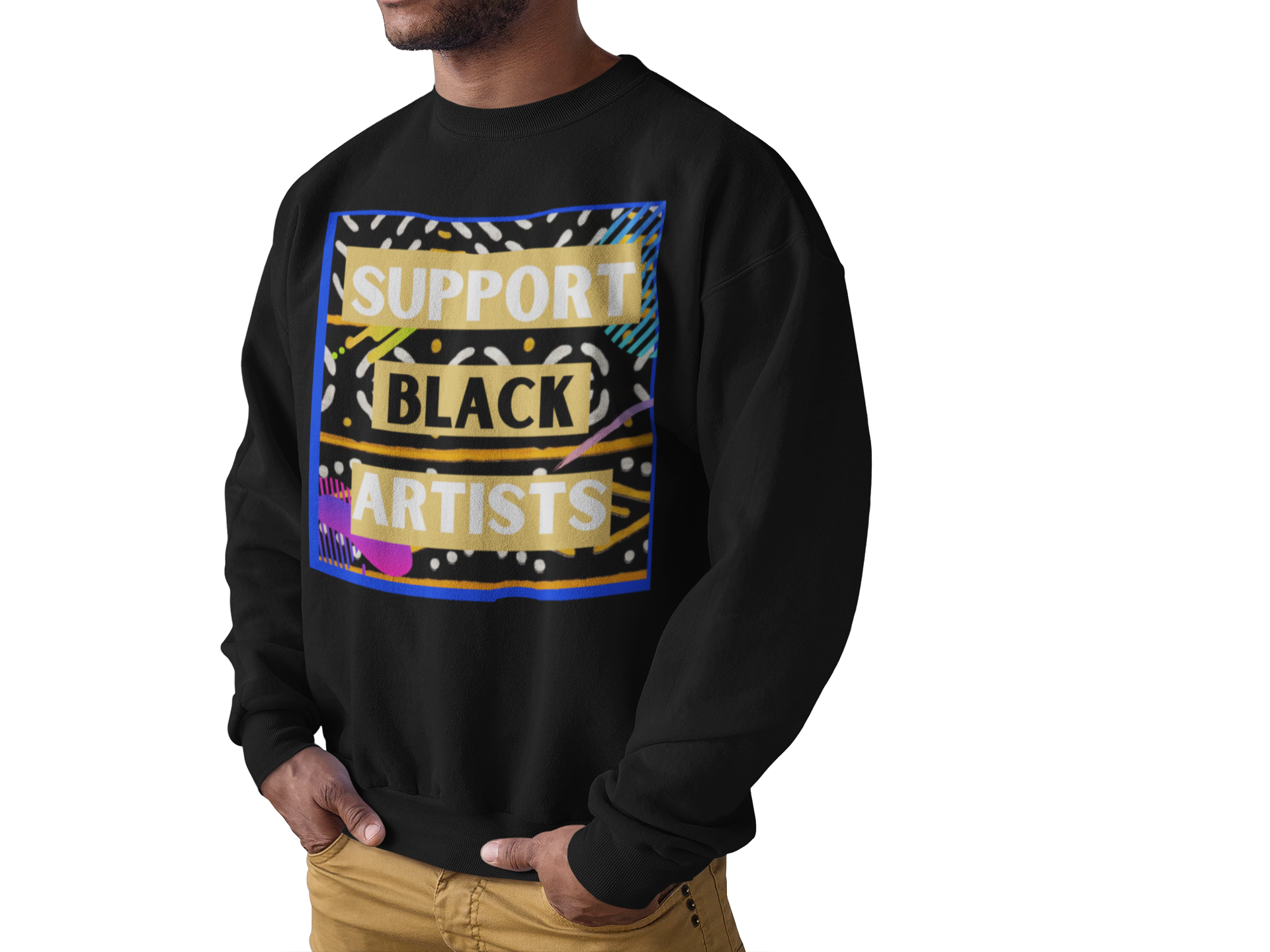 Support Black Artists Unisex Sweatshirt