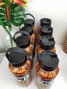 Kente Cloth Patterned 32 oz Wide Mouth Bottle