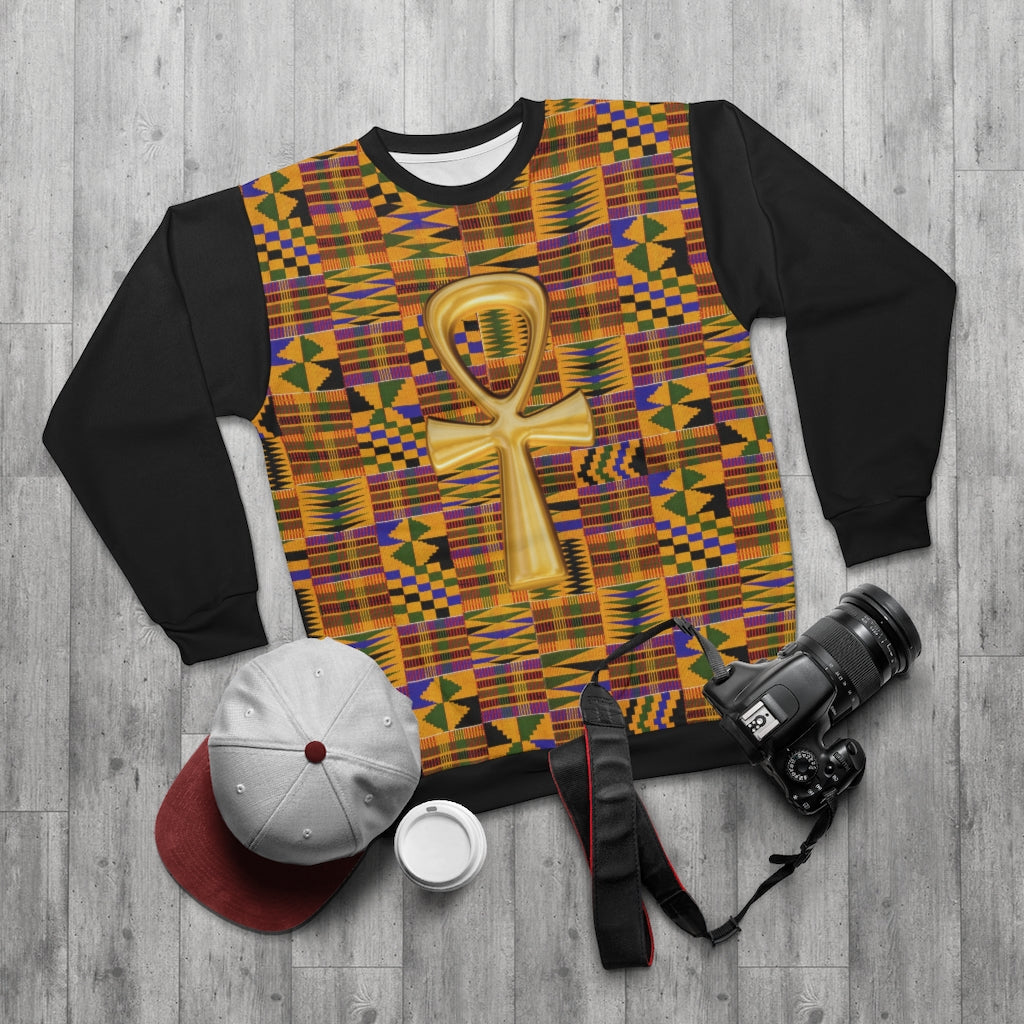 Kente Aukh All Over Print Unisex Sweatshirt