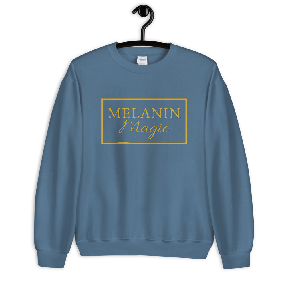 Melanin Magic (No Background) Unisex Sweatshirt