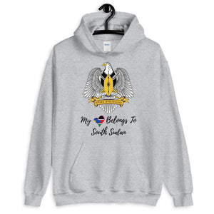 My Heart Belongs To South Sudan - Unisex Hoodie