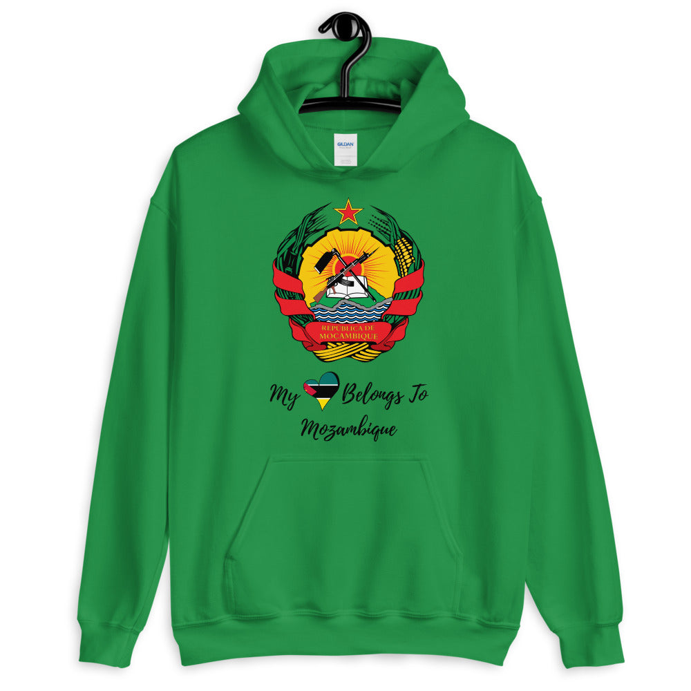 My Heart Belongs To Mozambique - Unisex Hoodie