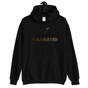 Magically Melanated (Transparent Background) Unisex Hoodie