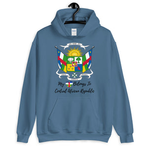 My Heart Belongs To Central African Republic Unisex Hoodie