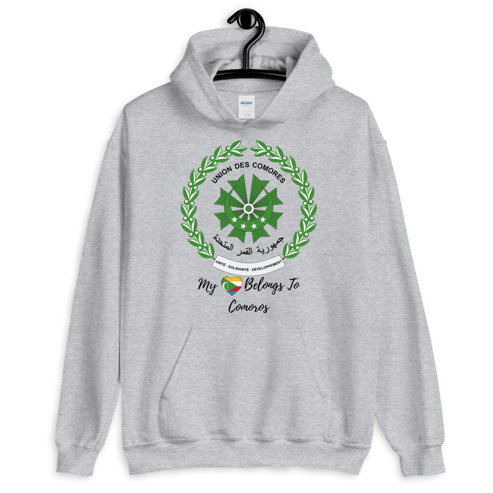 My Heart Belongs To Comoros - Unisex Hoodie