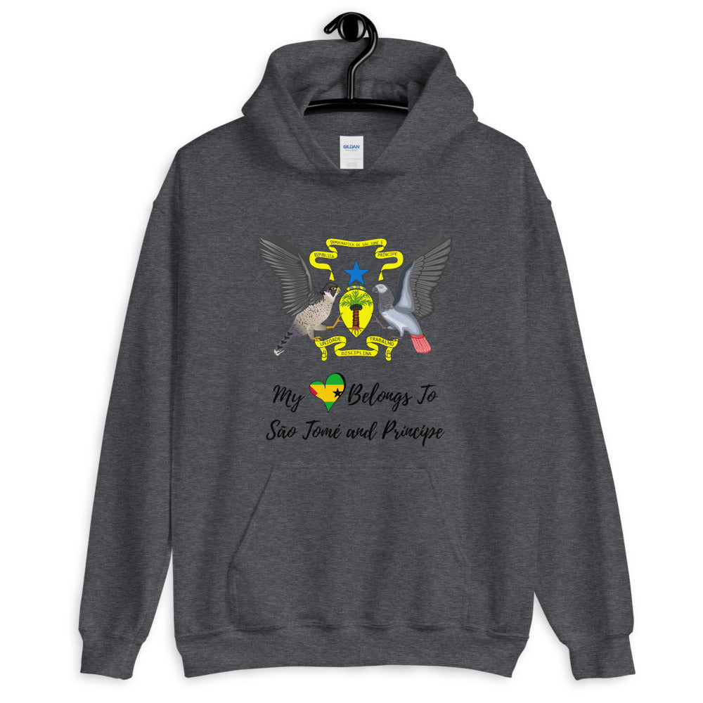 My Heart Belongs To São Tomé and Príncipe - Unisex Hoodie