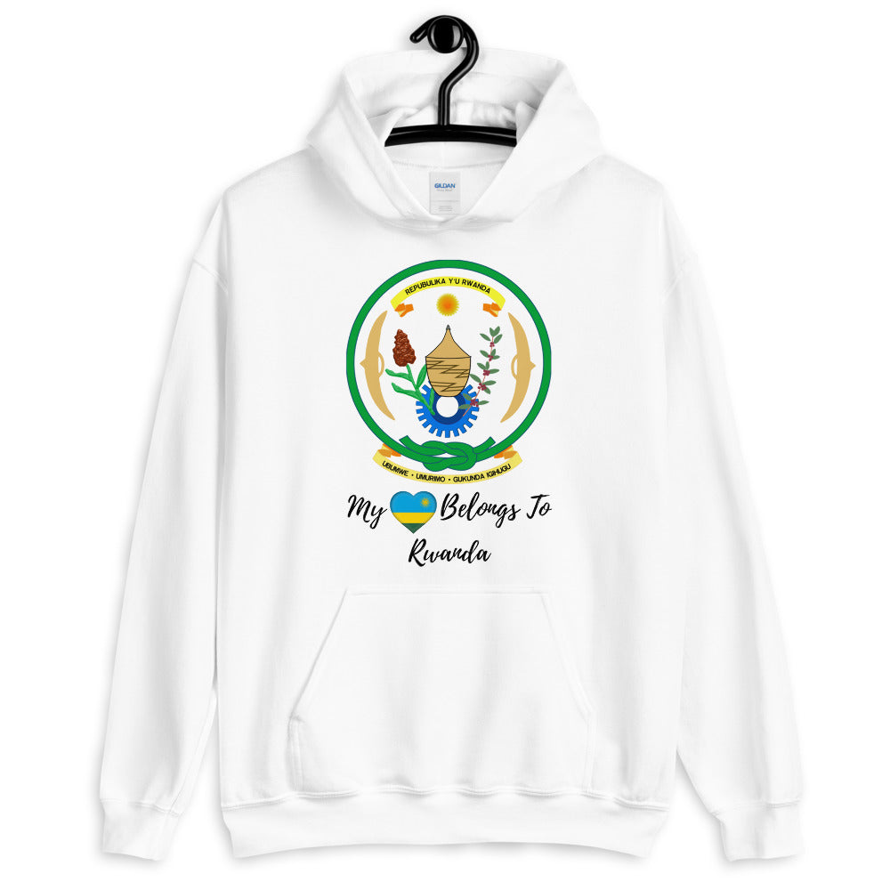 My Heart Belongs To Rwanda - Unisex Hoodie