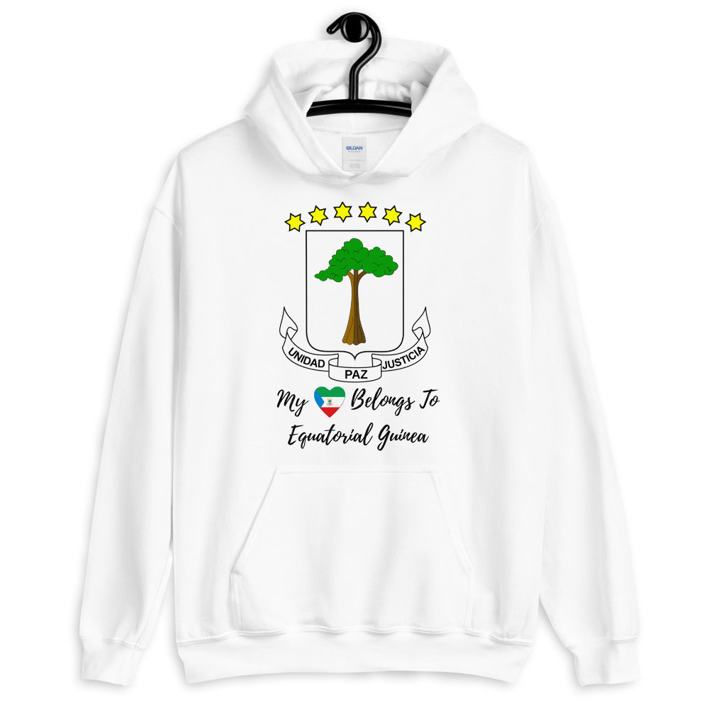 My Heart Belongs To Equatorial Guinea - Unisex Hoodie