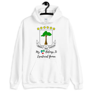 My Heart Belongs To Equatorial Guinea - Unisex Hoodie