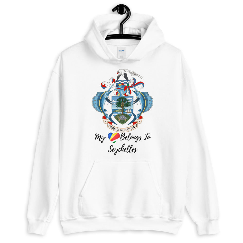 My Heart Belongs To Seychelles - Unisex Hoodie