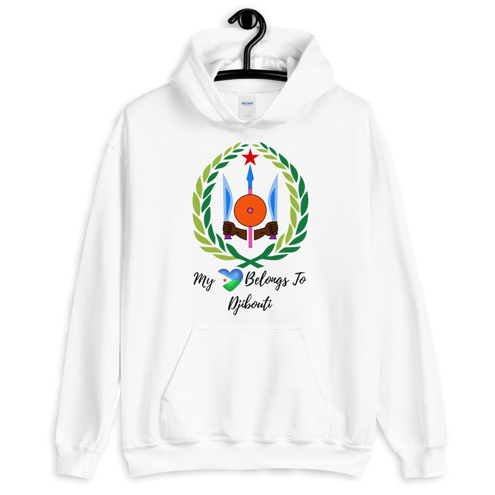 My Heart Belongs To Djibouti - Unisex Hoodie