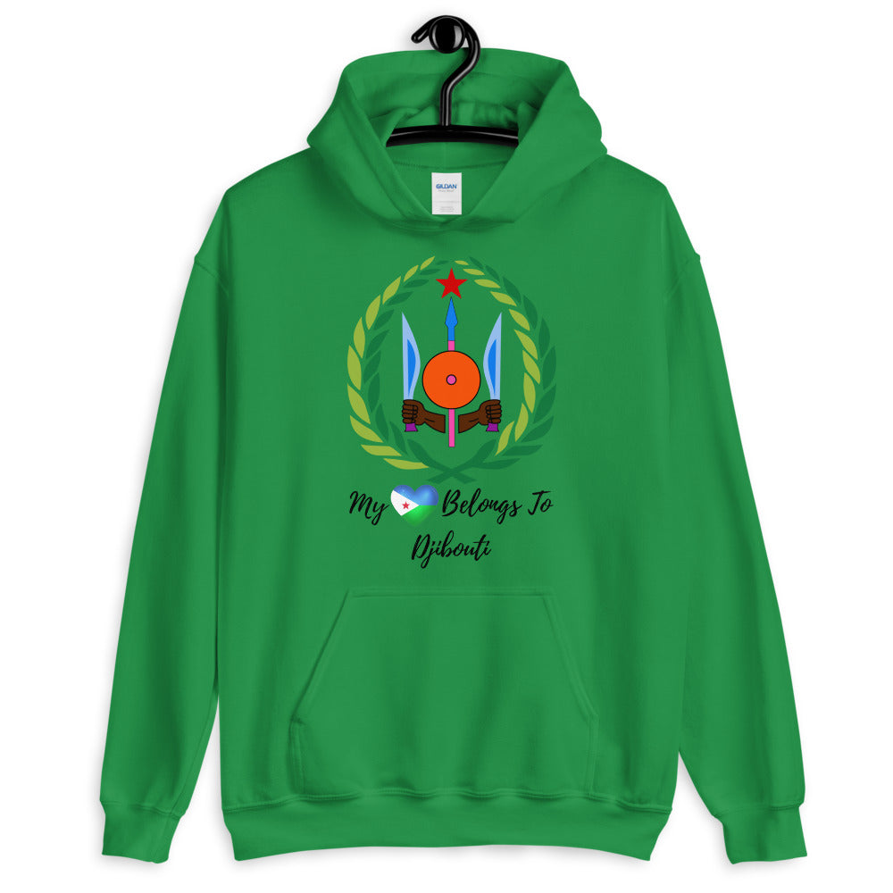 My Heart Belongs To Djibouti - Unisex Hoodie