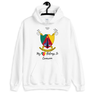 My Heart Belongs To Cameroon Unisex Hoodie