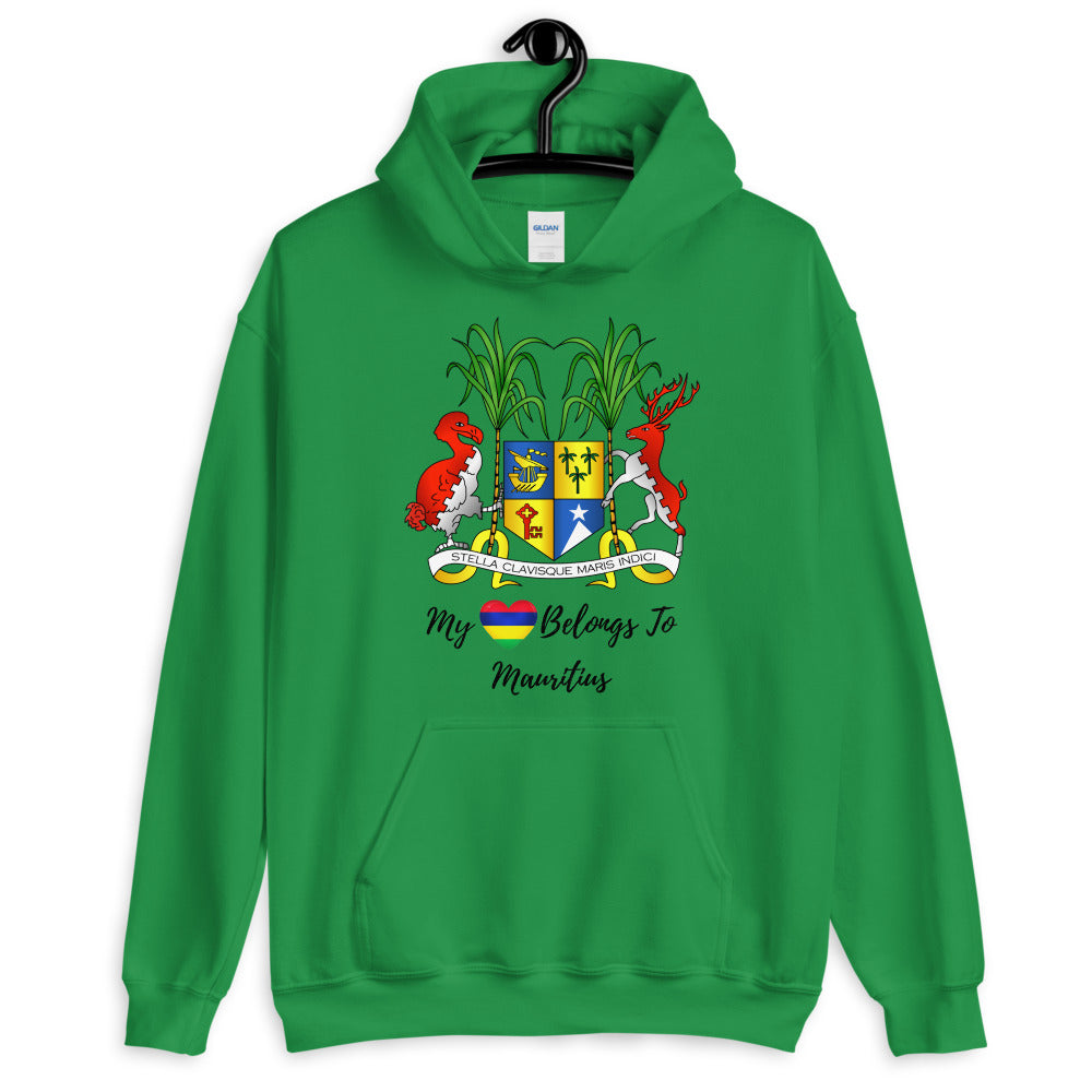 My Heart Belongs To Mauritius - Unisex Hoodie