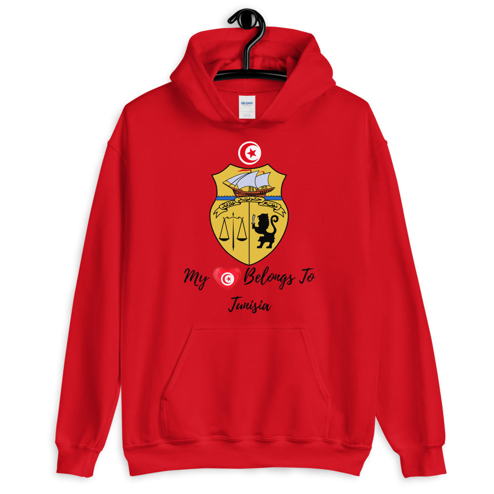 My Heart Belongs To Tunisia - Unisex Hoodie