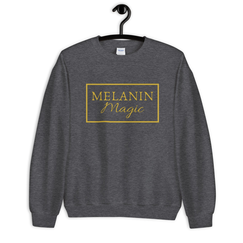 Melanin Magic (No Background) Unisex Sweatshirt