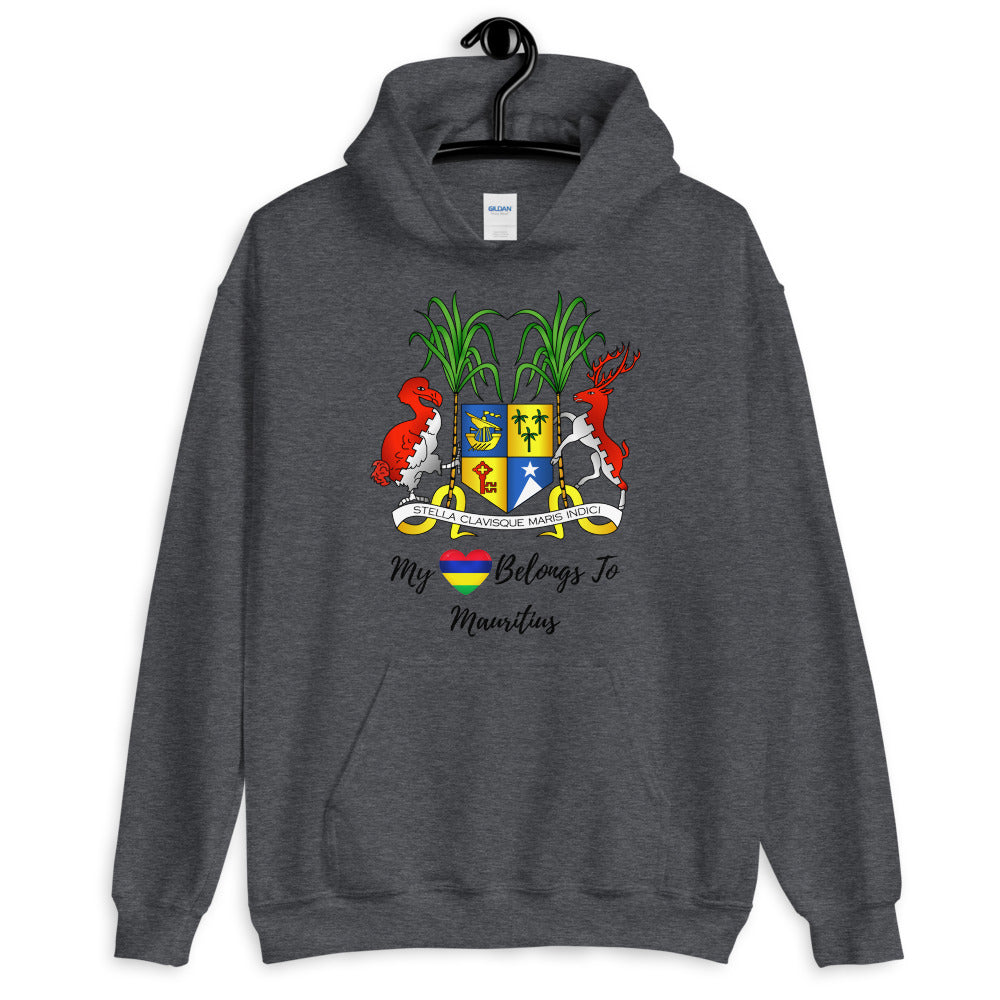 My Heart Belongs To Mauritius - Unisex Hoodie