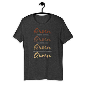 What A Melanin Queen Is... Short-Sleeve Unisex T-Shirt