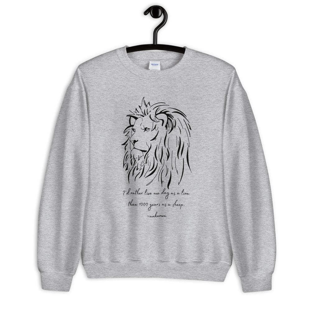 Lion Mentality Unisex Sweatshirt