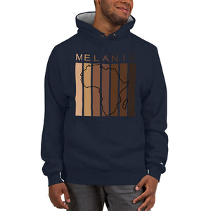 Melanin Within Africa Men's Champion Hoodie