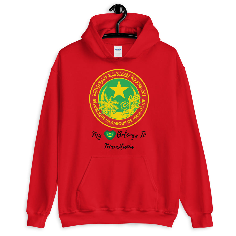 My Heart Belongs To Mauritania - Unisex Hoodie