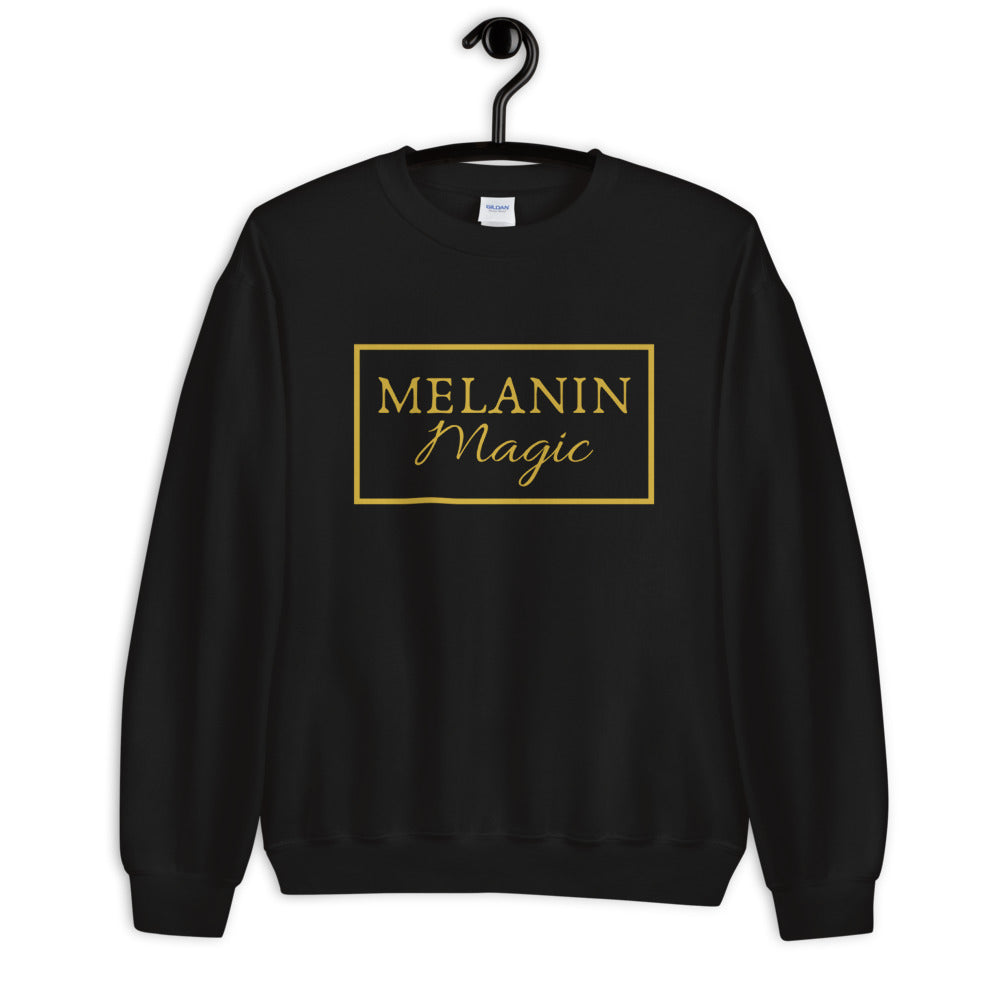 Melanin Magic (No Background) Unisex Sweatshirt