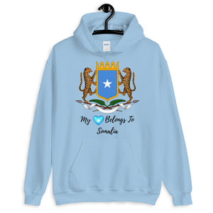 My Heart Belongs To Somalia - Unisex Hoodie