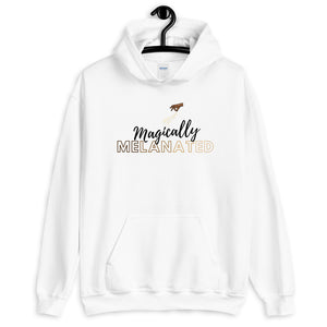 Magically Melanated (Transparent Background) Unisex Hoodie