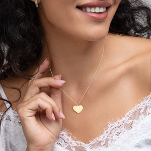 Heart of Love Engraved Heart Necklace