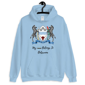 My Heart Belongs To Botswana Unisex Hoodie