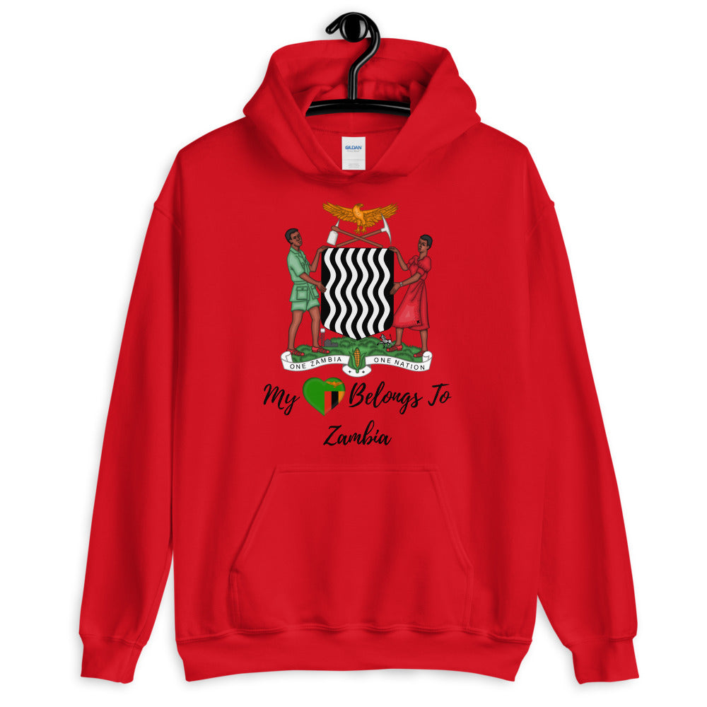 My Heart Belongs To Zambia - Unisex Hoodie