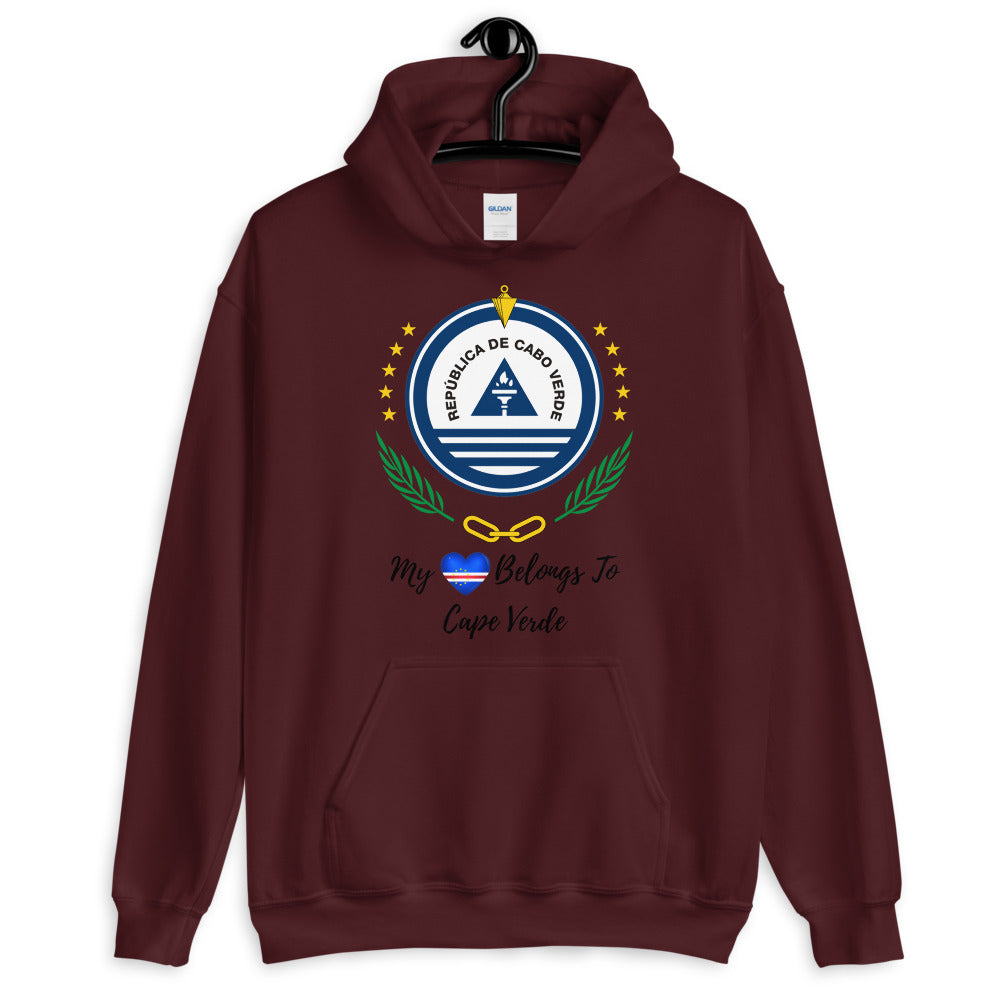 My Heart Belongs To Cape Verde Unisex Hoodie