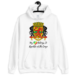 My Heart Belongs To Republic of the Congo - Unisex Hoodie