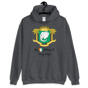 My Heart Belongs To Ivory Coast - Unisex Hoodie