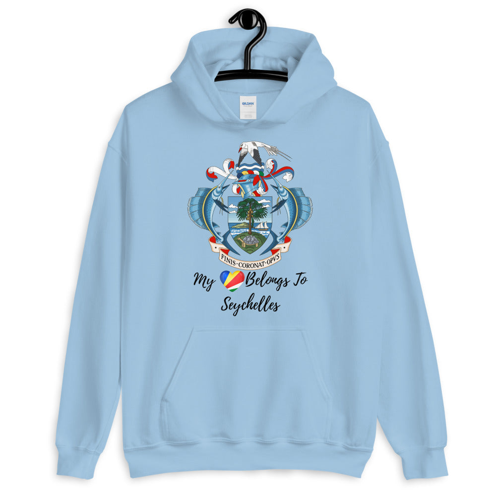 My Heart Belongs To Seychelles - Unisex Hoodie