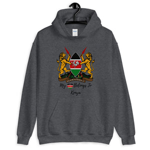 My Heart Belongs To Kenya Unisex Hoodie