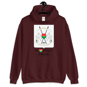 My Heart Belongs To Burkina Faso Unisex Hoodie