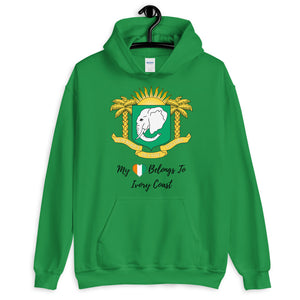 My Heart Belongs To Ivory Coast - Unisex Hoodie