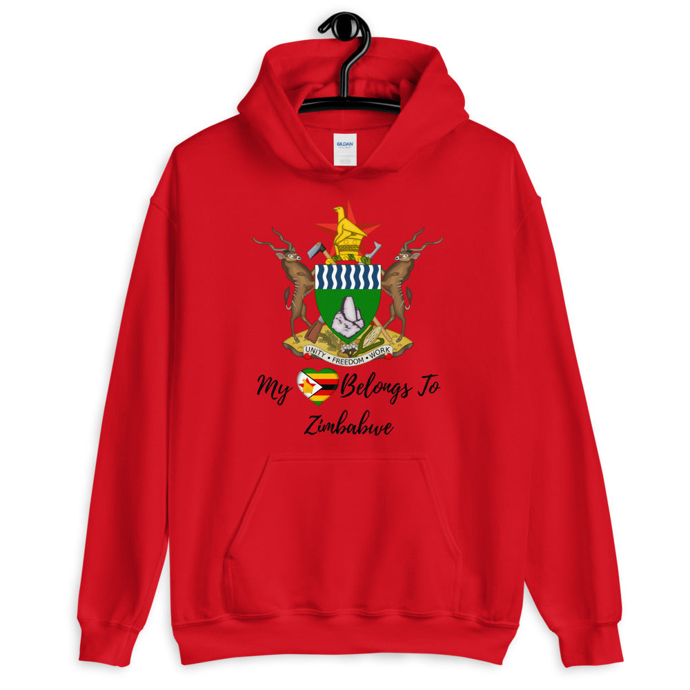 My Heart Belongs To Zimbabwe - Unisex Hoodie