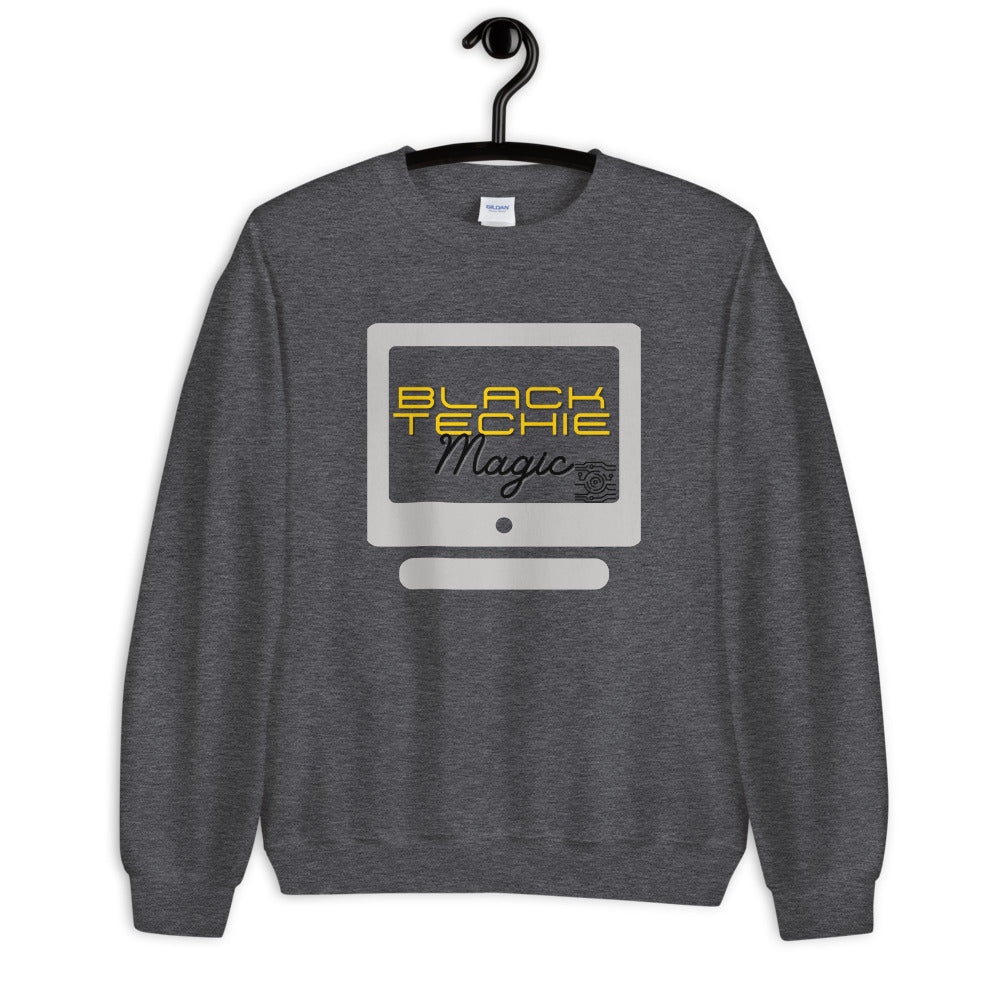 Black Techie Unisex Sweatshirt