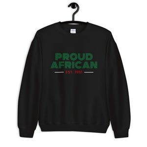 PROUD AFRICAN Unisex Sweatshirt