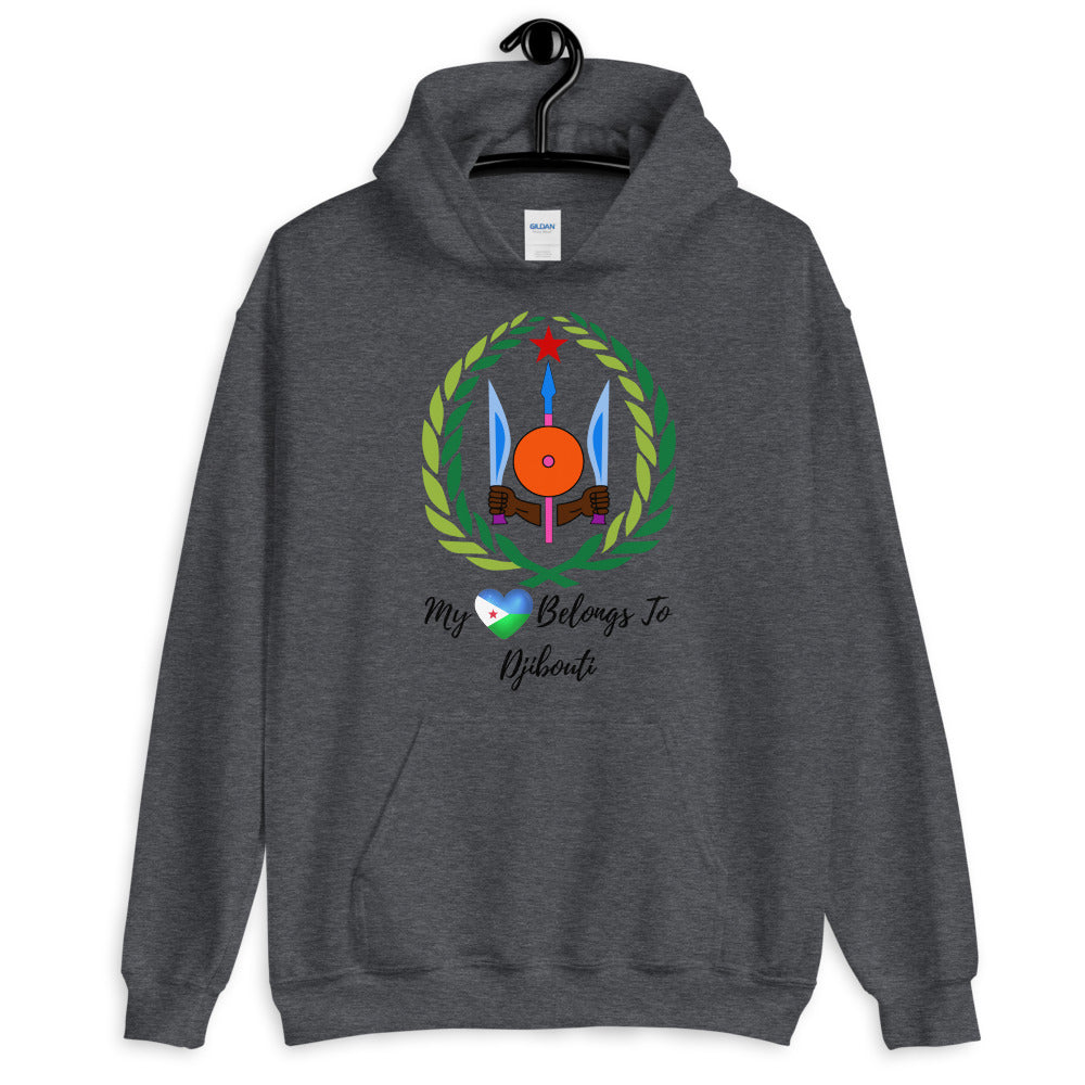 My Heart Belongs To Djibouti - Unisex Hoodie