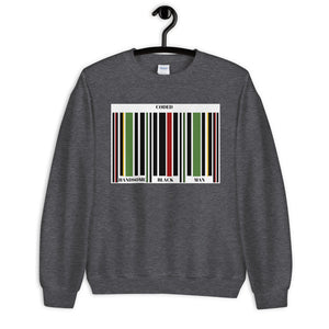 CODED: Handsome Black Man Unisex Sweatshirt