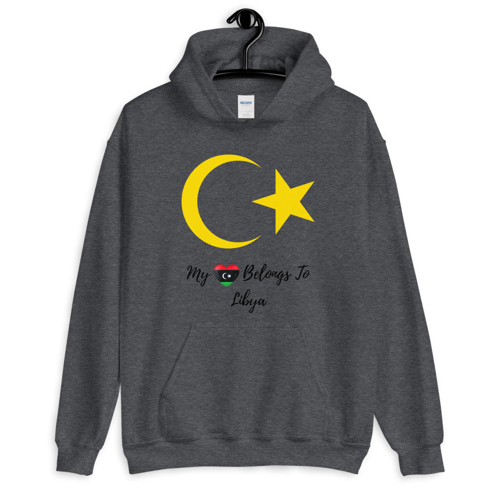 My Heart Belongs To Libya - Unisex Hoodie