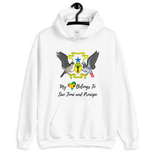 My Heart Belongs To São Tomé and Príncipe - Unisex Hoodie