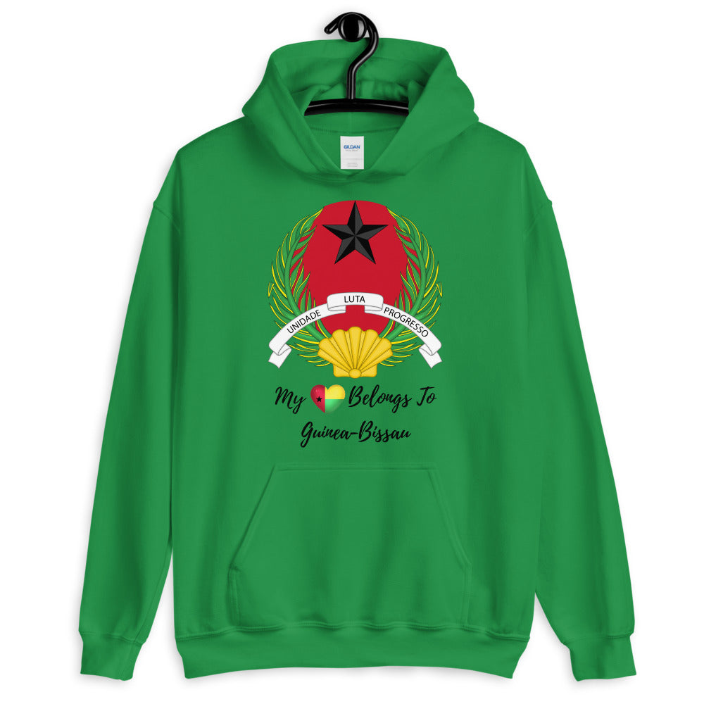 My Heart Belongs To Guinea-Bissau - Unisex Hoodie