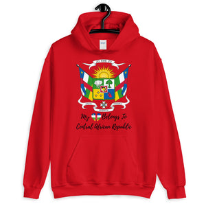 My Heart Belongs To Central African Republic Unisex Hoodie