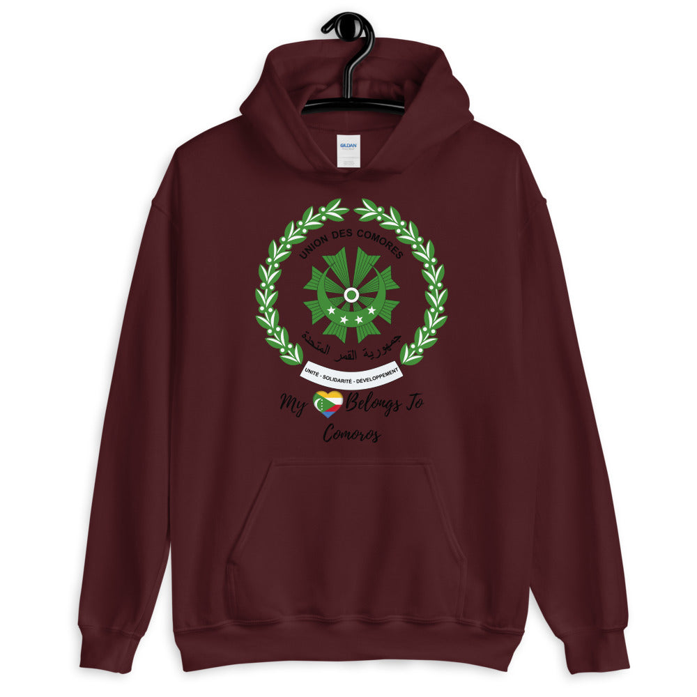 My Heart Belongs To Comoros - Unisex Hoodie