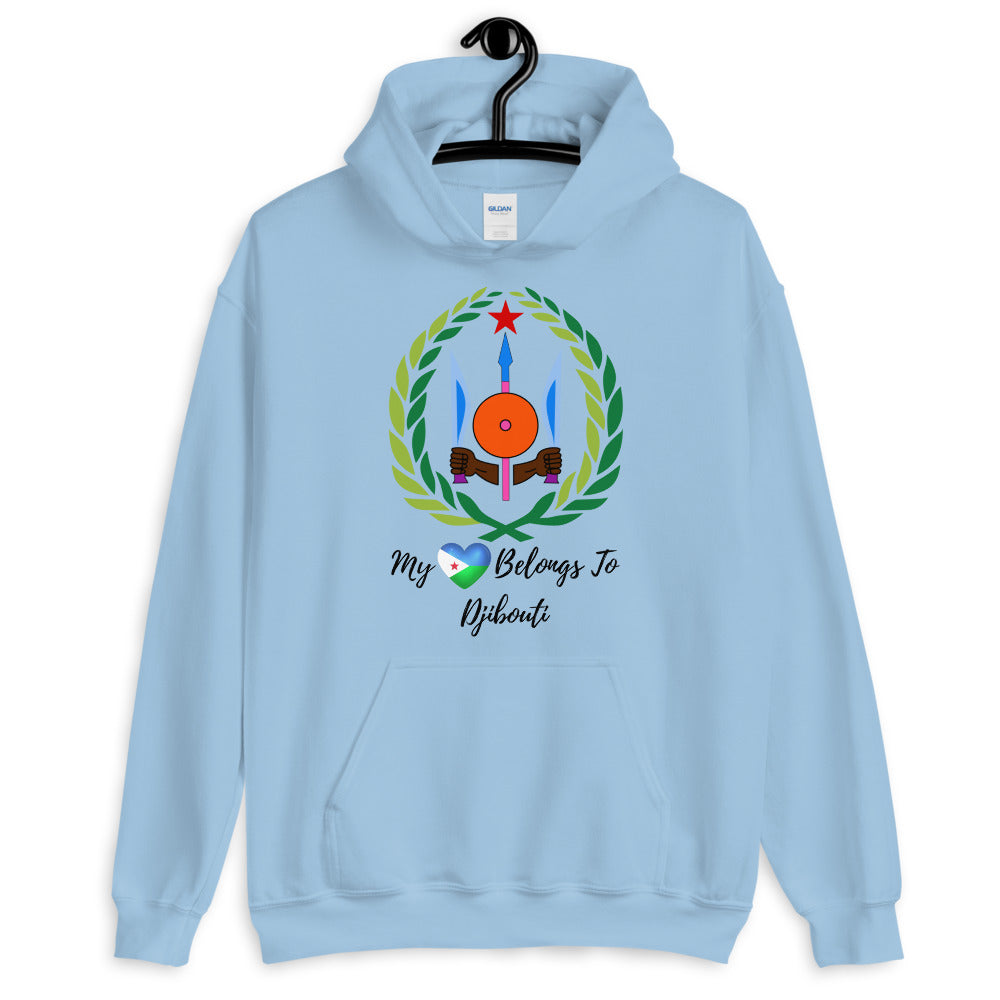 My Heart Belongs To Djibouti - Unisex Hoodie