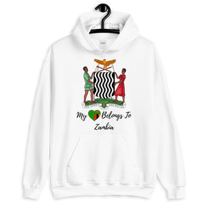 My Heart Belongs To Zambia - Unisex Hoodie